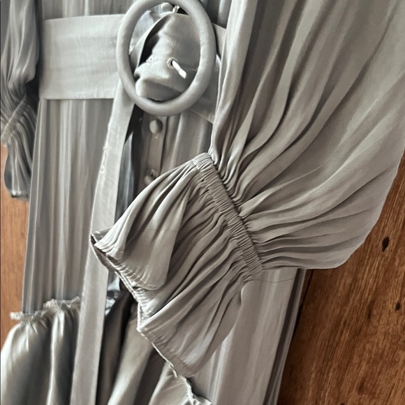 OPT Long Sleeve Light Blue Maxi Dress - Picture 6 of 8